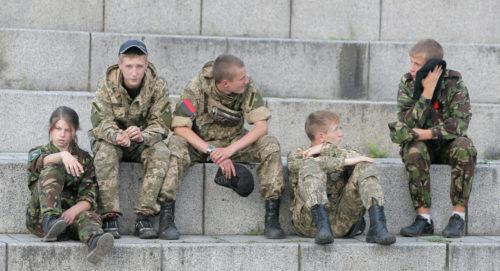 Ukraine conscripts